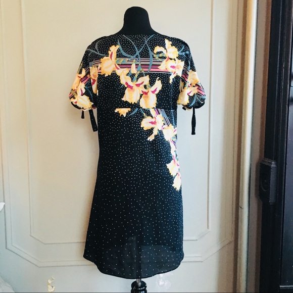 ❤️Vintage 80’s Large Print BohoChic Dress - Picture 5 of 6